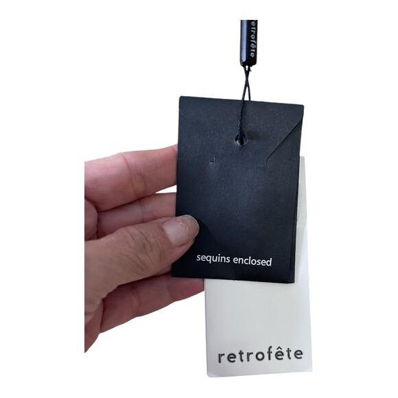 Retrofete Slater Mini Dress Sequin Embellished Party Cocktail Statement Knit S - Picture 8 of 13